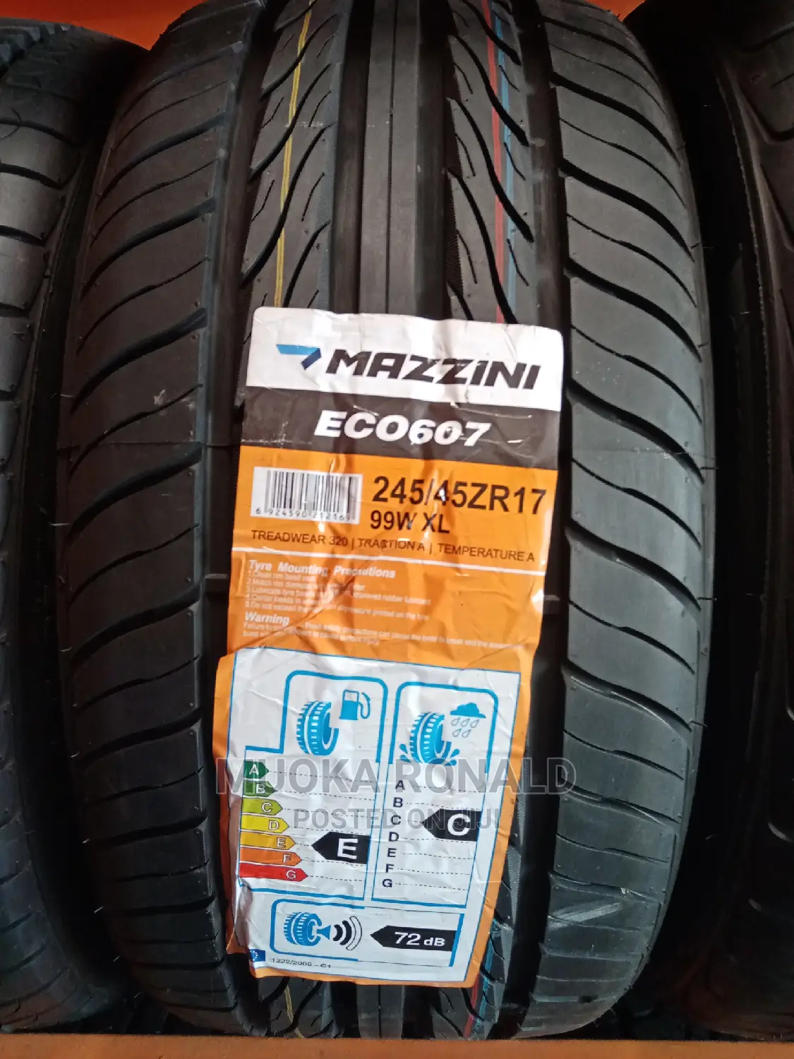 245/45r17 Mazini Tyre