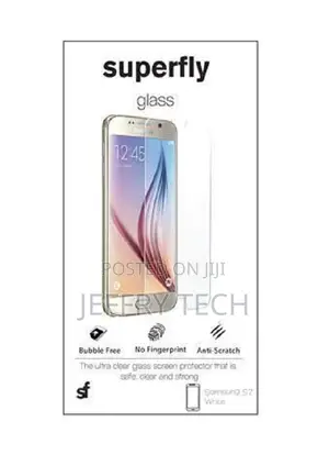 Samsung Galaxy S7 White Border Tempered Glass Superfly