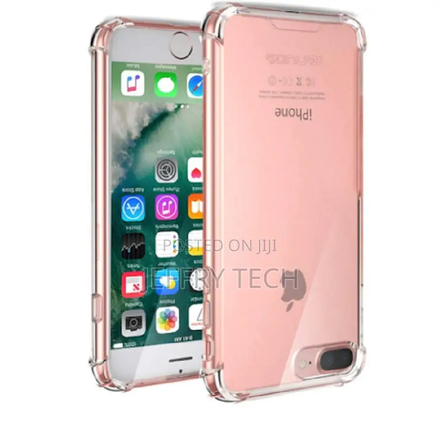 Shockproof TPU Gel Cover for iPhone 8 - Clear