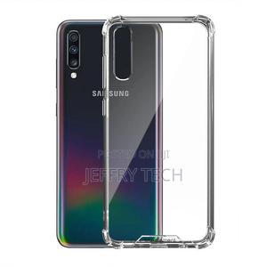 Shockproof TPU Gel Cover Samsung A70 - Clear - thumbnail 2