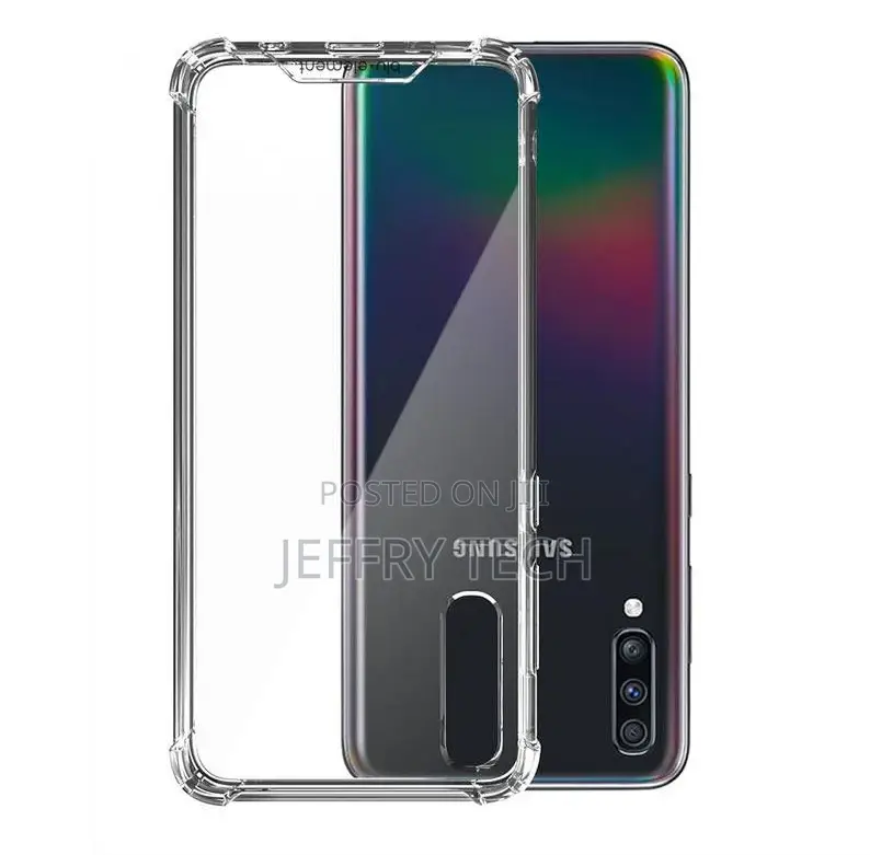 Shockproof TPU Gel Cover Samsung A70 - Clear