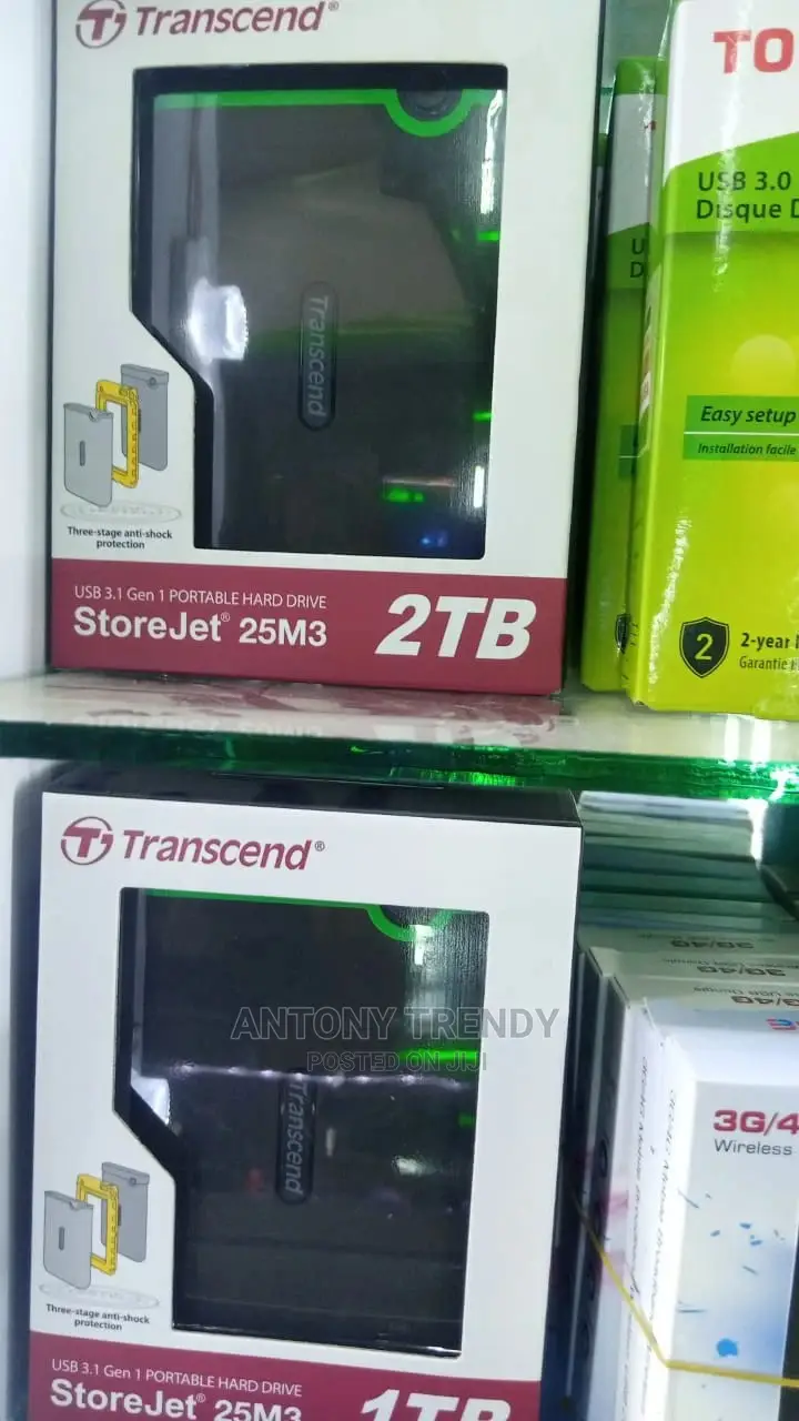 Transcend 2tb Storejet 25m3 Usb 3.1