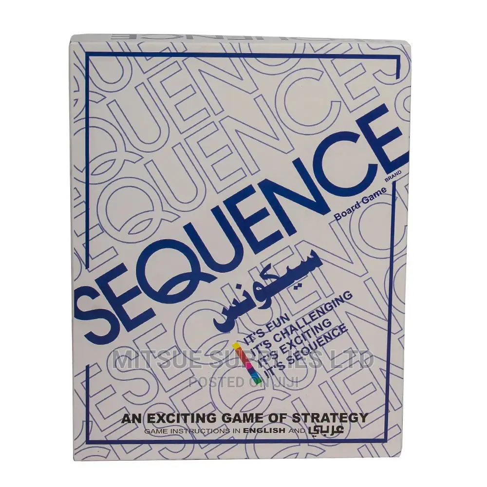Card Board Sequence Game for Kids and Adults
