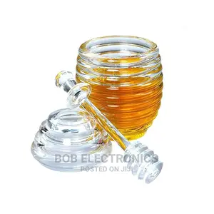 Acrylic Honey Jar With a Dispenser Stick