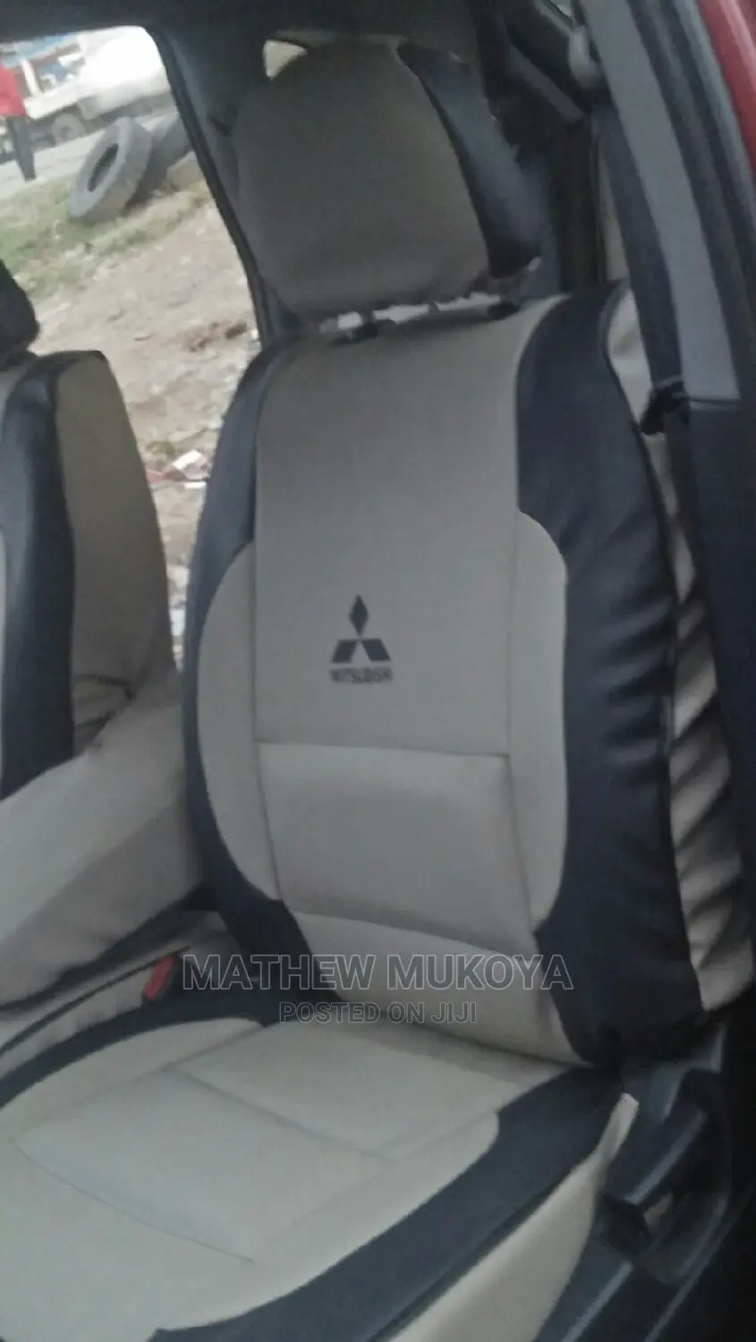 Grey Black Car Seat Covers