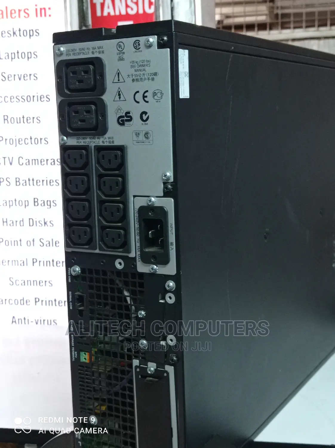 Apc Lack Mount Power Backup 3000va