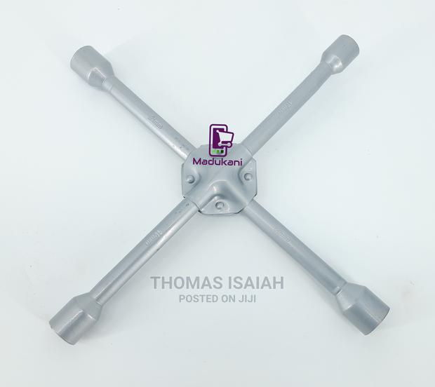 Extra Heavy Duty Reinforced 14-Inch Cross Wheel Spanner Lug - main view