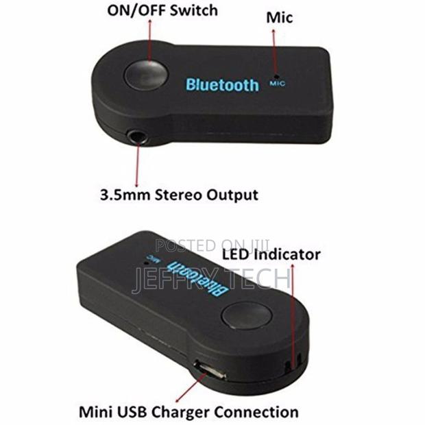 Rechargeable Car Bluetooth Hands Free Audio Receiver - thumbnail 4
