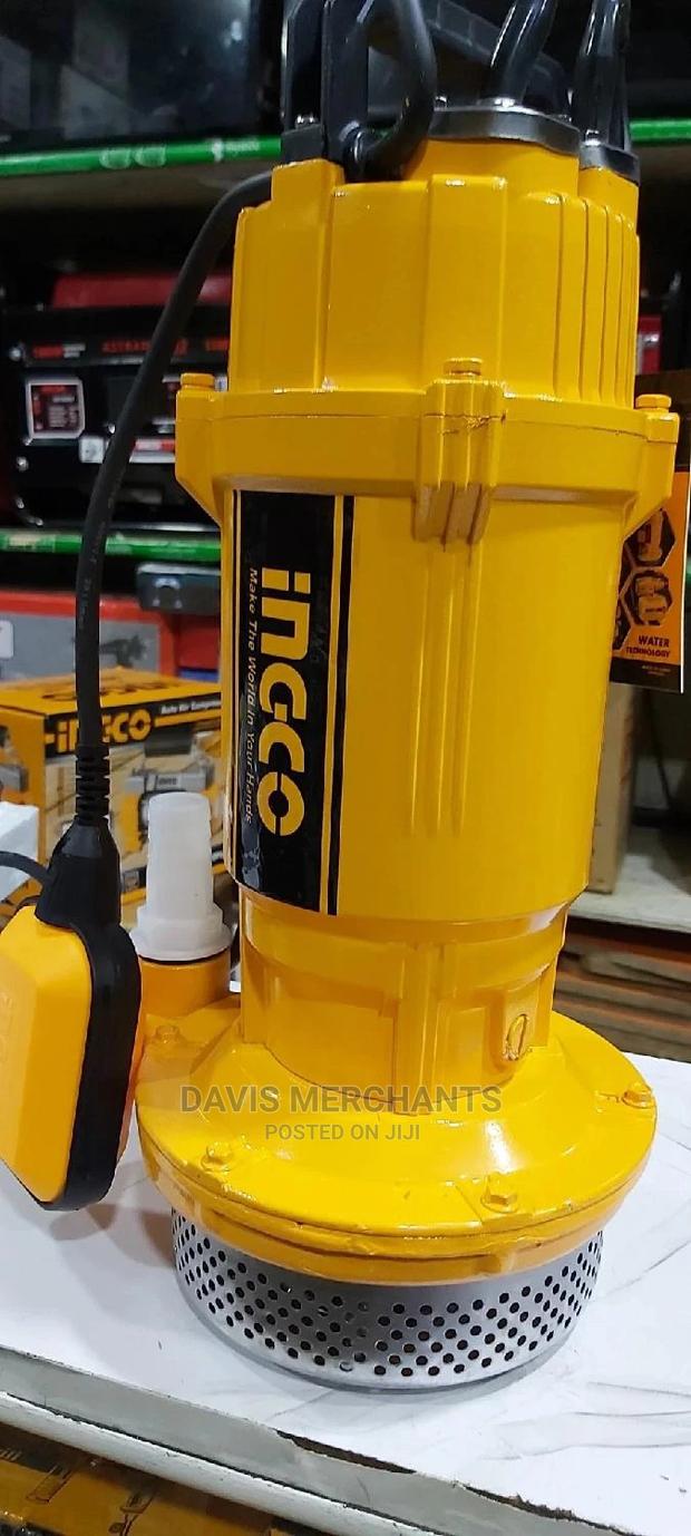 Ingco 1 HP Submersible Water Pump Made of Copper 7.2 Cm3/ H