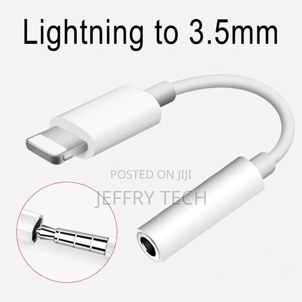 iPhone Lightning to 3.5mm Earphone Headphone Jack Aux Adapte