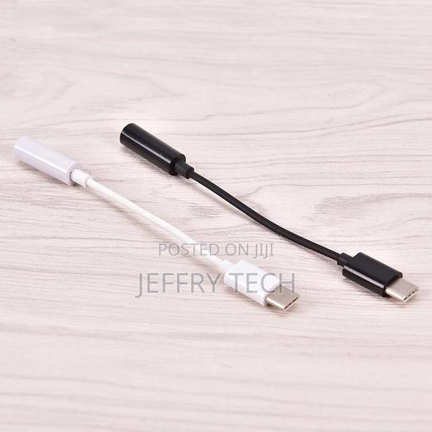 USB Type C to 3.5mm Headphone Jack Adapter AUX Cable for Sam