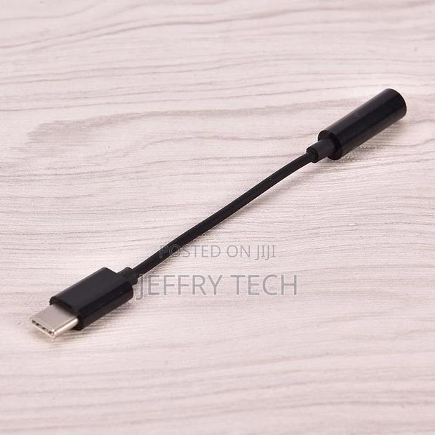 USB Type C to 3.5mm Headphone Jack Adapter AUX Cable for Sam - thumbnail 2