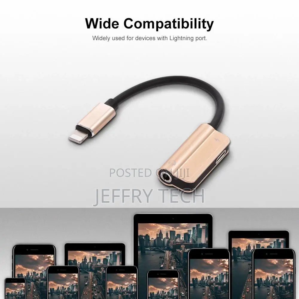 Lightning to 3.5mm Jack Earphone Charging Cable Lightning Au