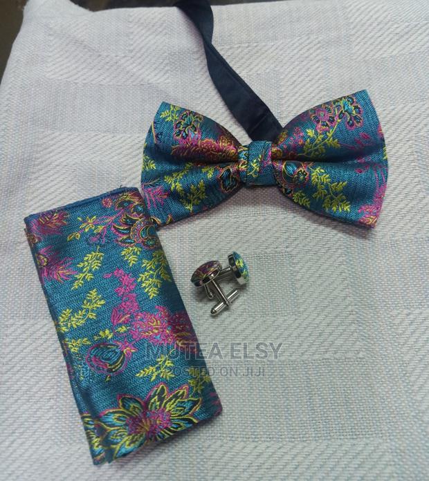 Mint Green Bowtie Tie Sets - thumbnail 2