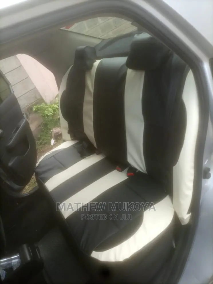 Cream Black Car Seat Covers