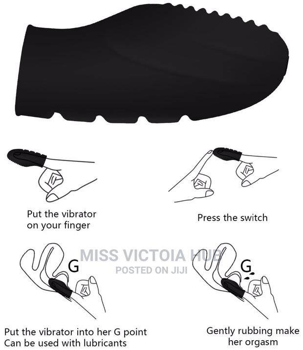 Bullet Pussy Finger Vibrator Adult Sex Toy for Ladies