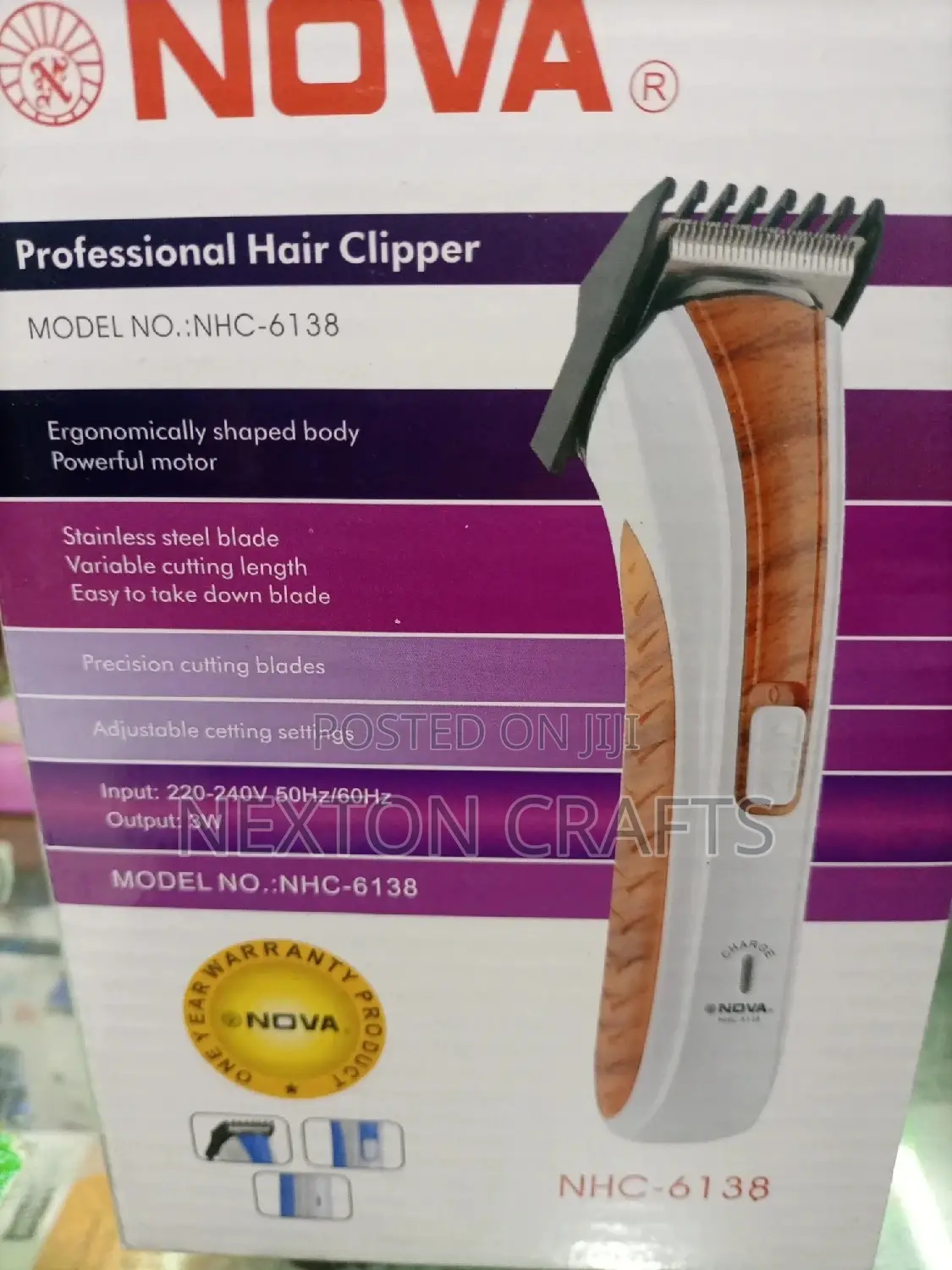 NOVA Electric Shaver Available