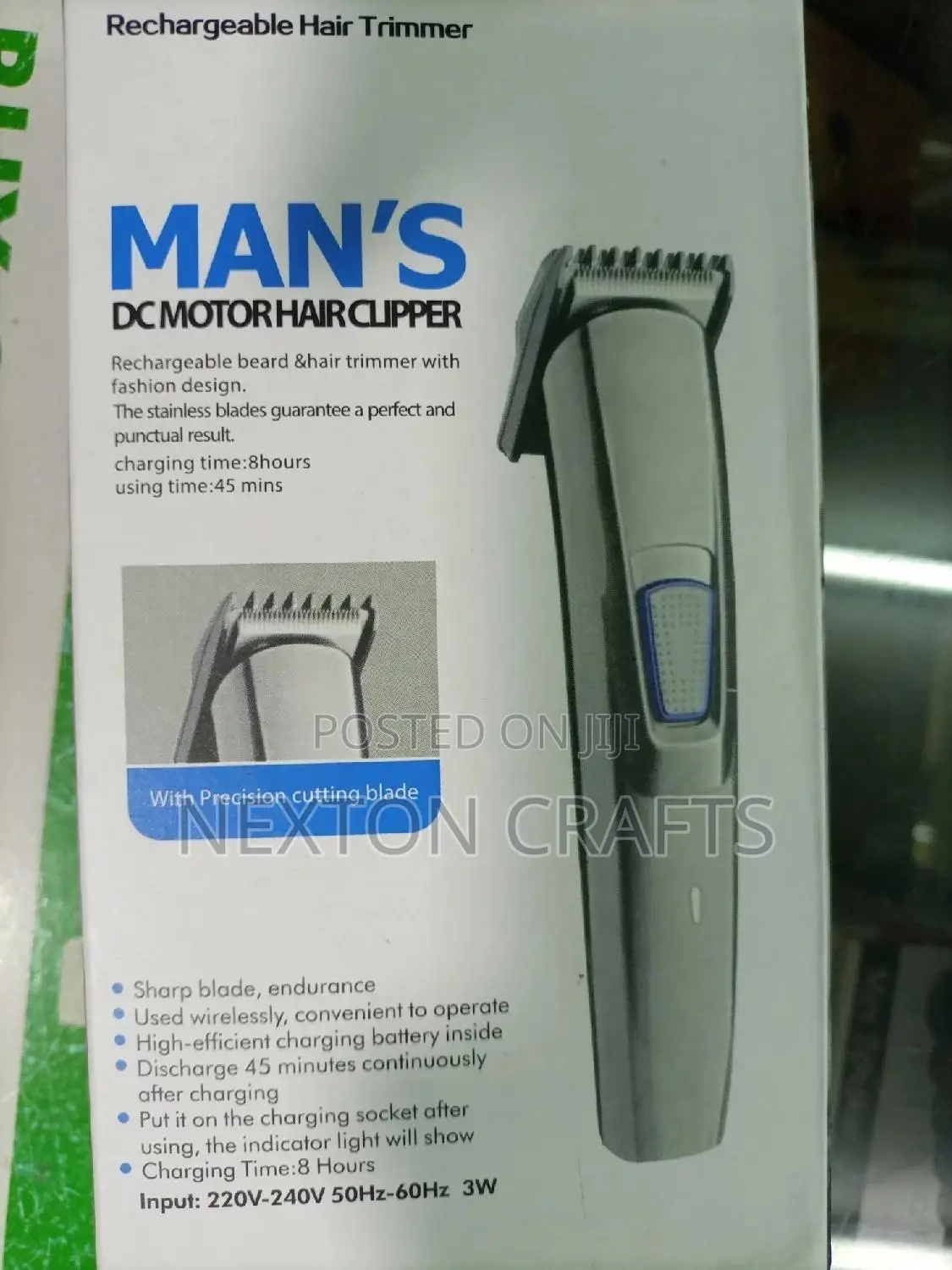 Man Rechargeable Beard Hair Trimmer