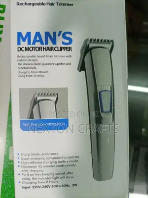Man Rechargeable Beard Hair Trimmer