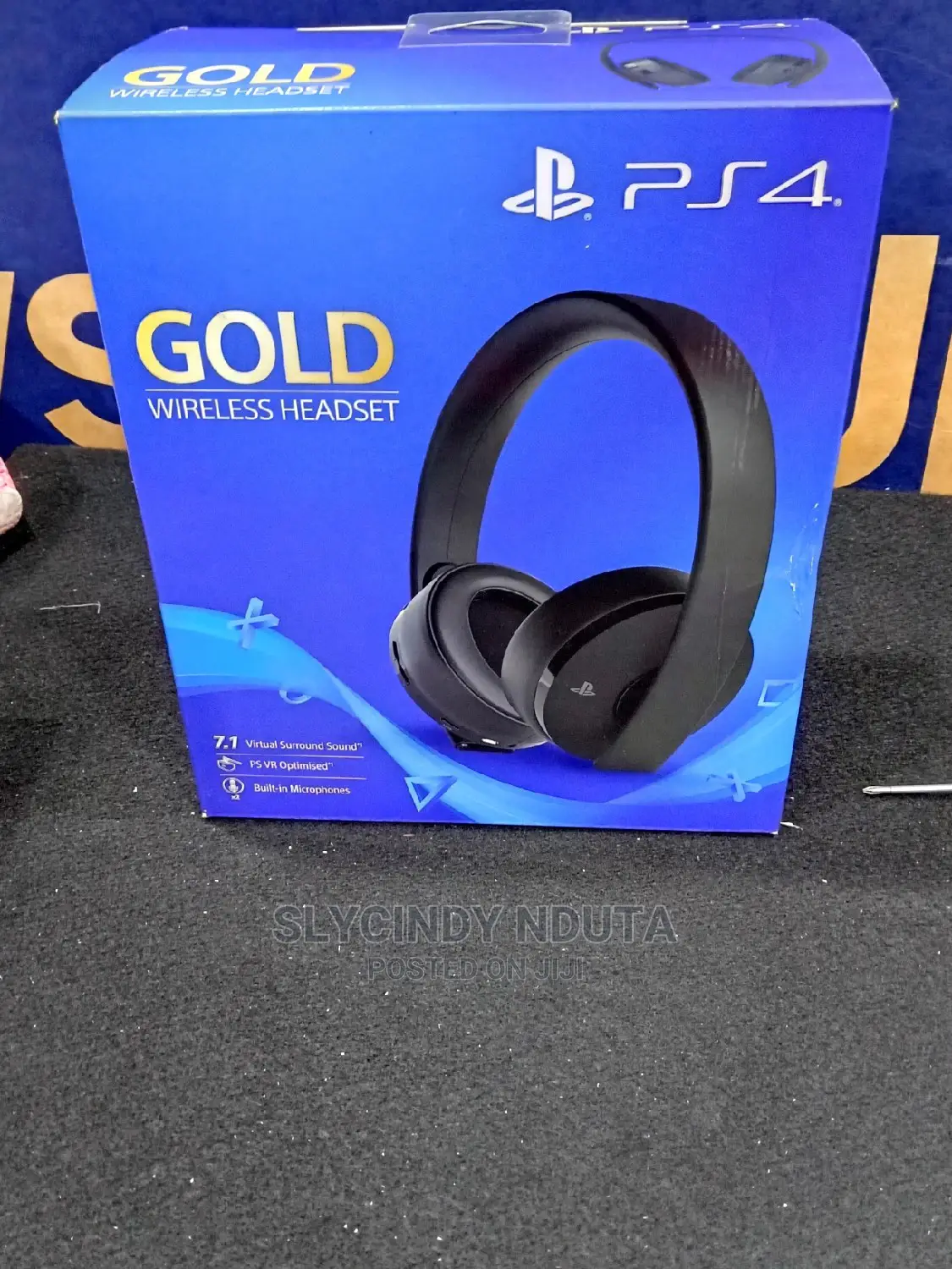 Gold Wireless Headset