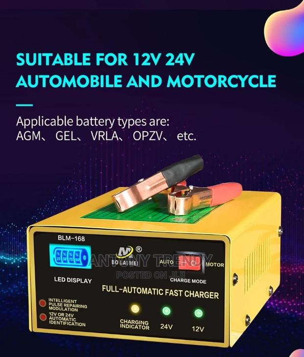 250W Power Full Automatic Car Battery Charger