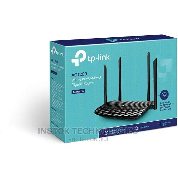 Tplink Ac1200 Wireless Mu-Mimo Gigabit Router Archer C6