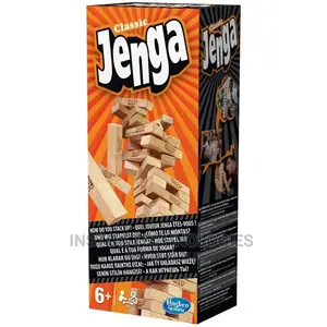 Hasbro Jenga Classic Game (54 Hardwood Jenga Blocks )