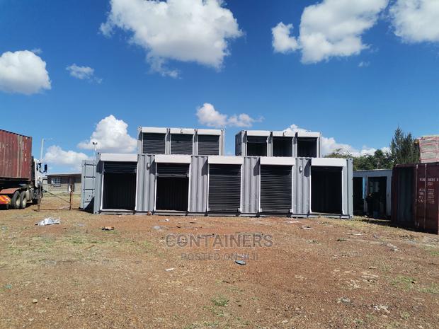 Container Stalls Set for Delivery - main view