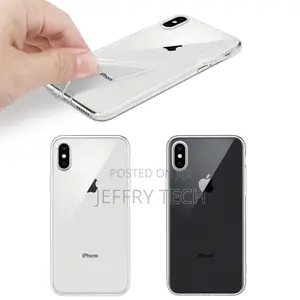 iPhone X Case Slim Clear Soft TPU Cover Support Wireless Cha