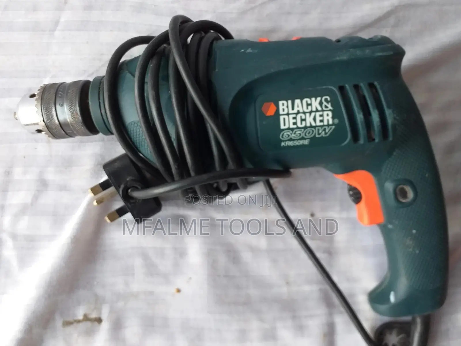 Drill - Black Decker Corded Electric 240v Drill - Ex-Uk