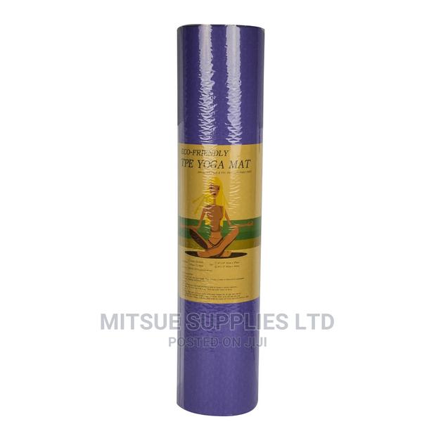 TPE Yoga Mat 6mm Thick With Carry Bag - thumbnail 2