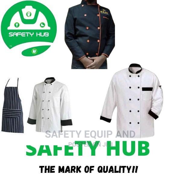Kenyan Made Chef Jackets For Sale - main view
