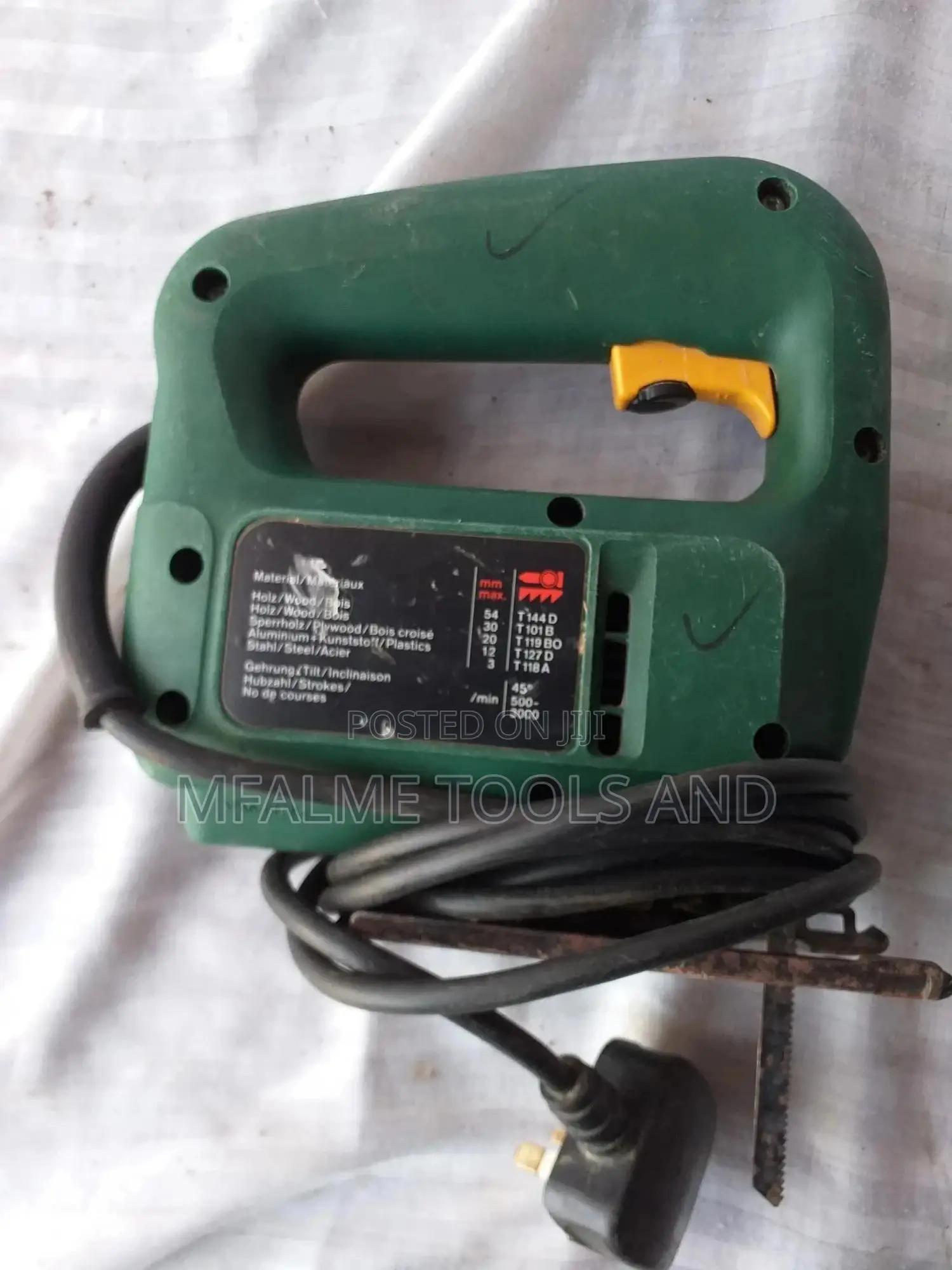 Jigsaw - Bosch PST 530w Jigsaw, Green Ex-Uk