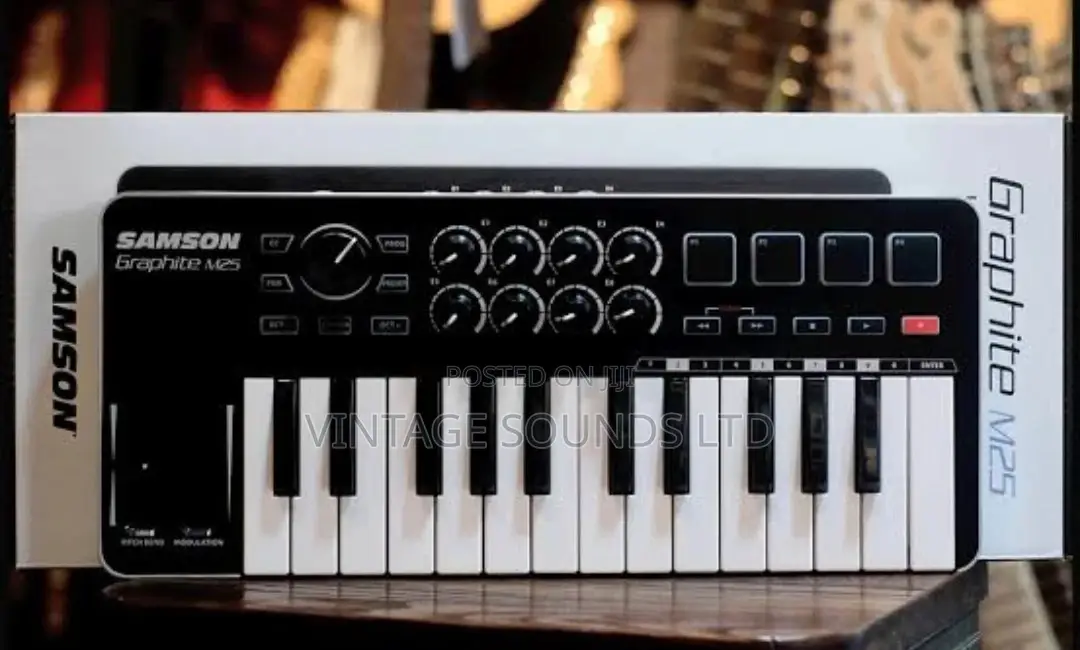 Samson Graphite M25 Studio Usb Midi Controller Keyboard