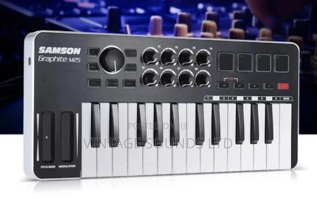 Samson Graphite M25 Studio Usb Midi Controller Keyboard - thumbnail 4