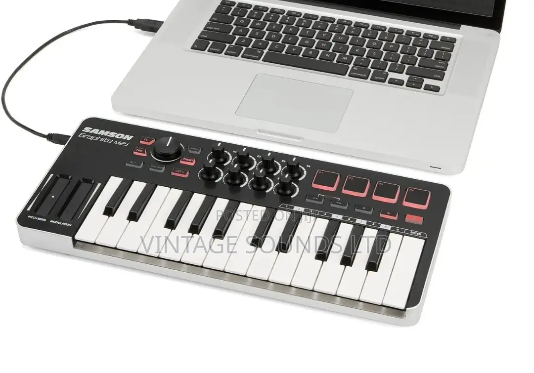 Samson Graphite M25 USB Midi Controller Keyboard