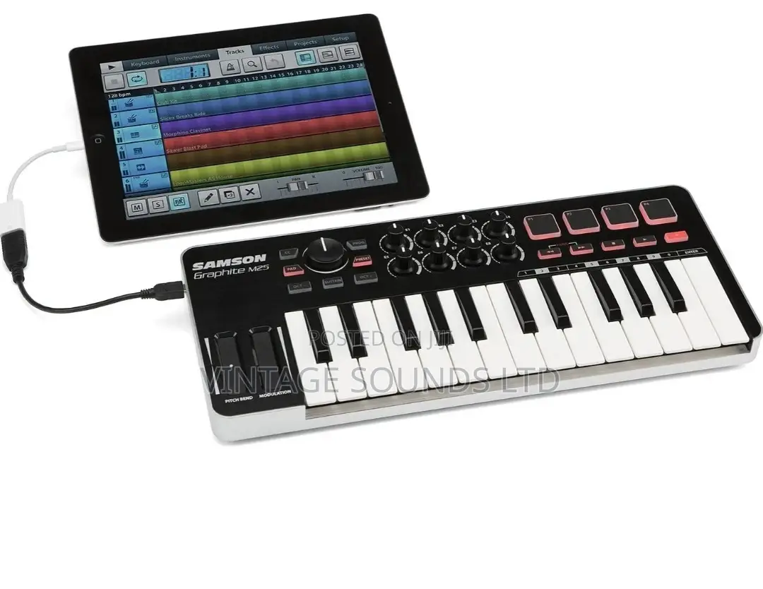 Samson Graphite M25 USB Midi Controller Keyboard