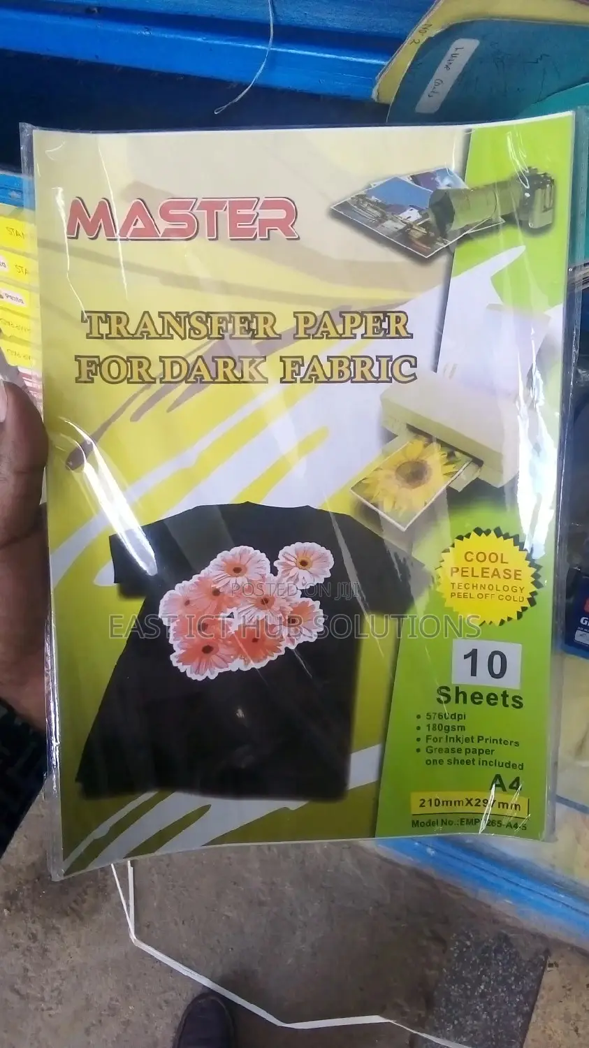 Dark and Light Transfer Heat Transfer Papers