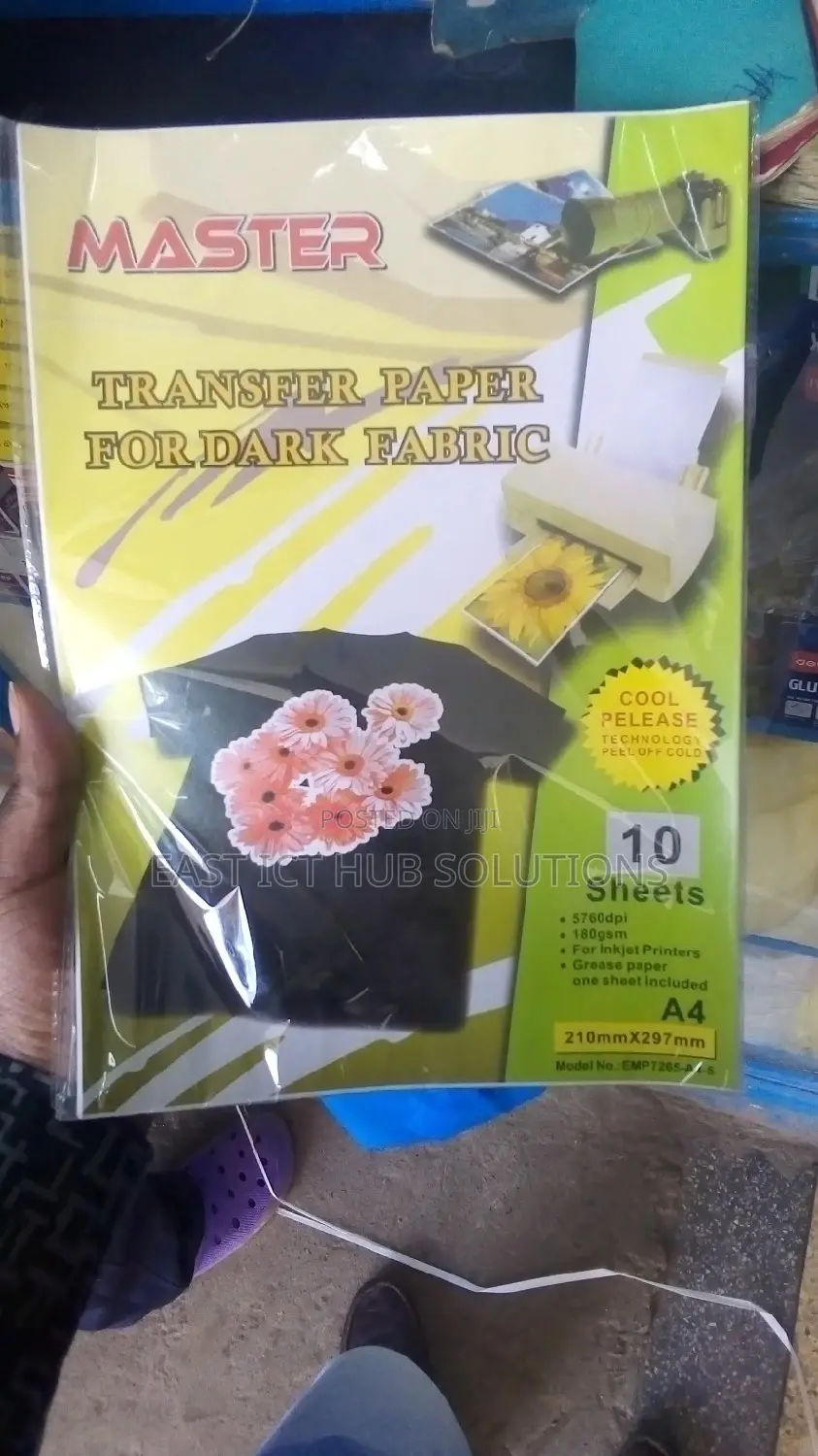 Dark and Light Transfer Heat Transfer Papers