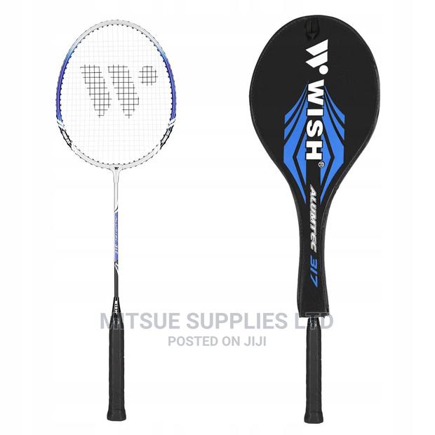 Badminton Set 2 Racket Wish Alumtec 317 + 6 Shuttlecock - thumbnail 2