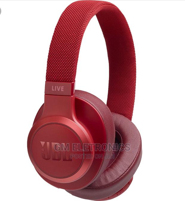 Live 500 Bt Original JBL Over- Head Headset (Red) - thumbnail 3
