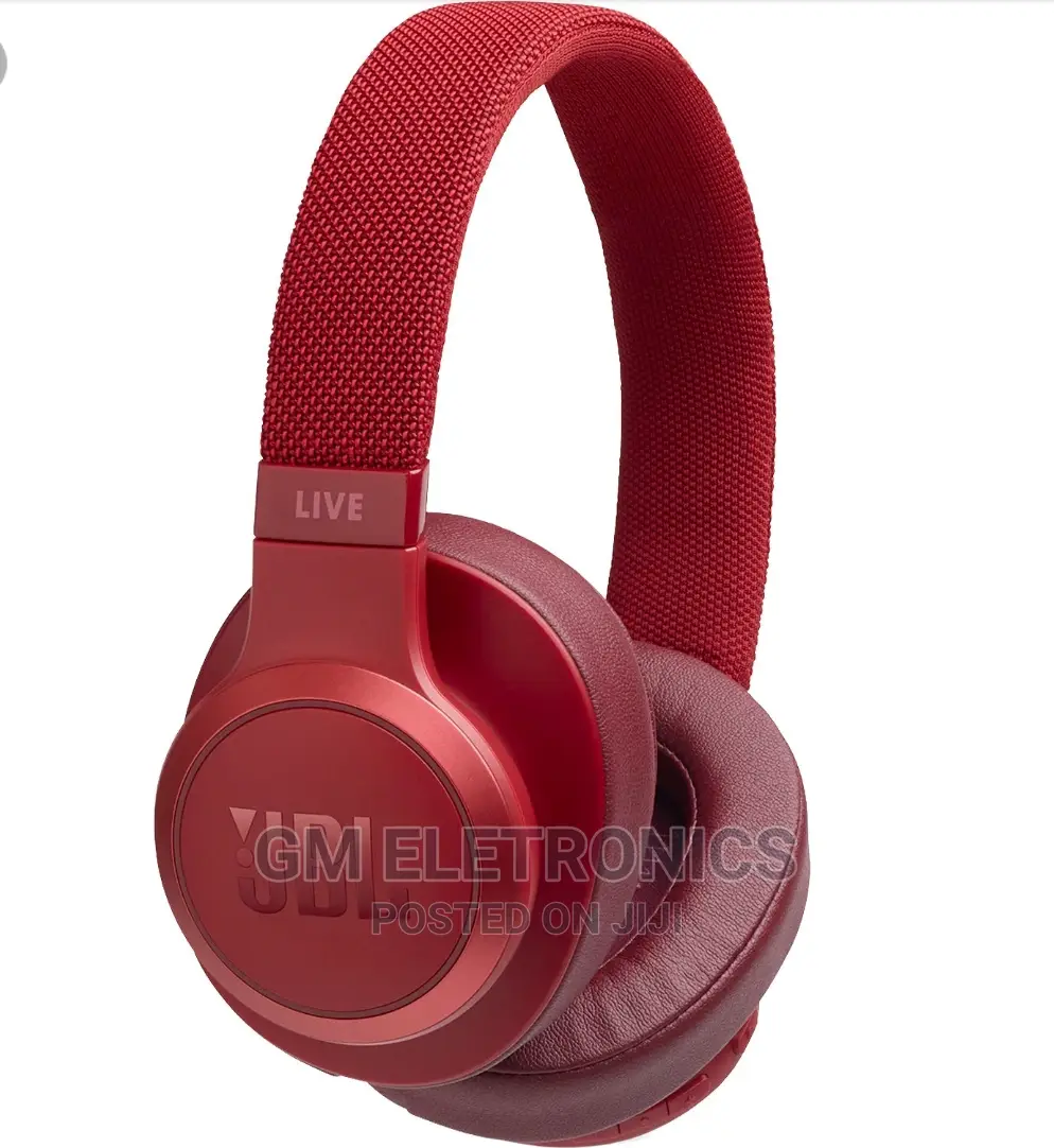 Live 500 Bt Original JBL Over- Head Headset (Red)