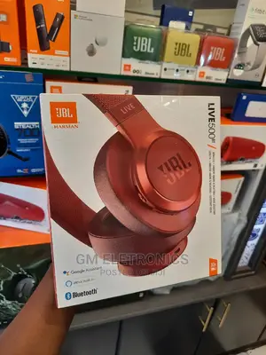 Live 500 Bt Original JBL Over- Head Headset (Red)