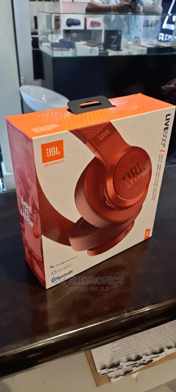 Live 500 Bt Original JBL Over- Head Headset (Red) - main view