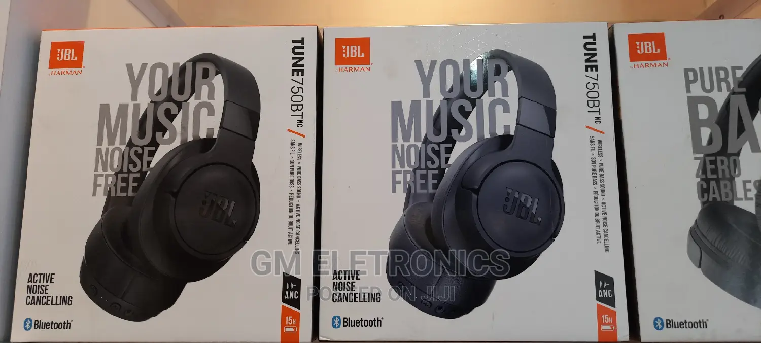 Jbl TUNE 750 BT Deep Bass With Active Noise - Cancellatio