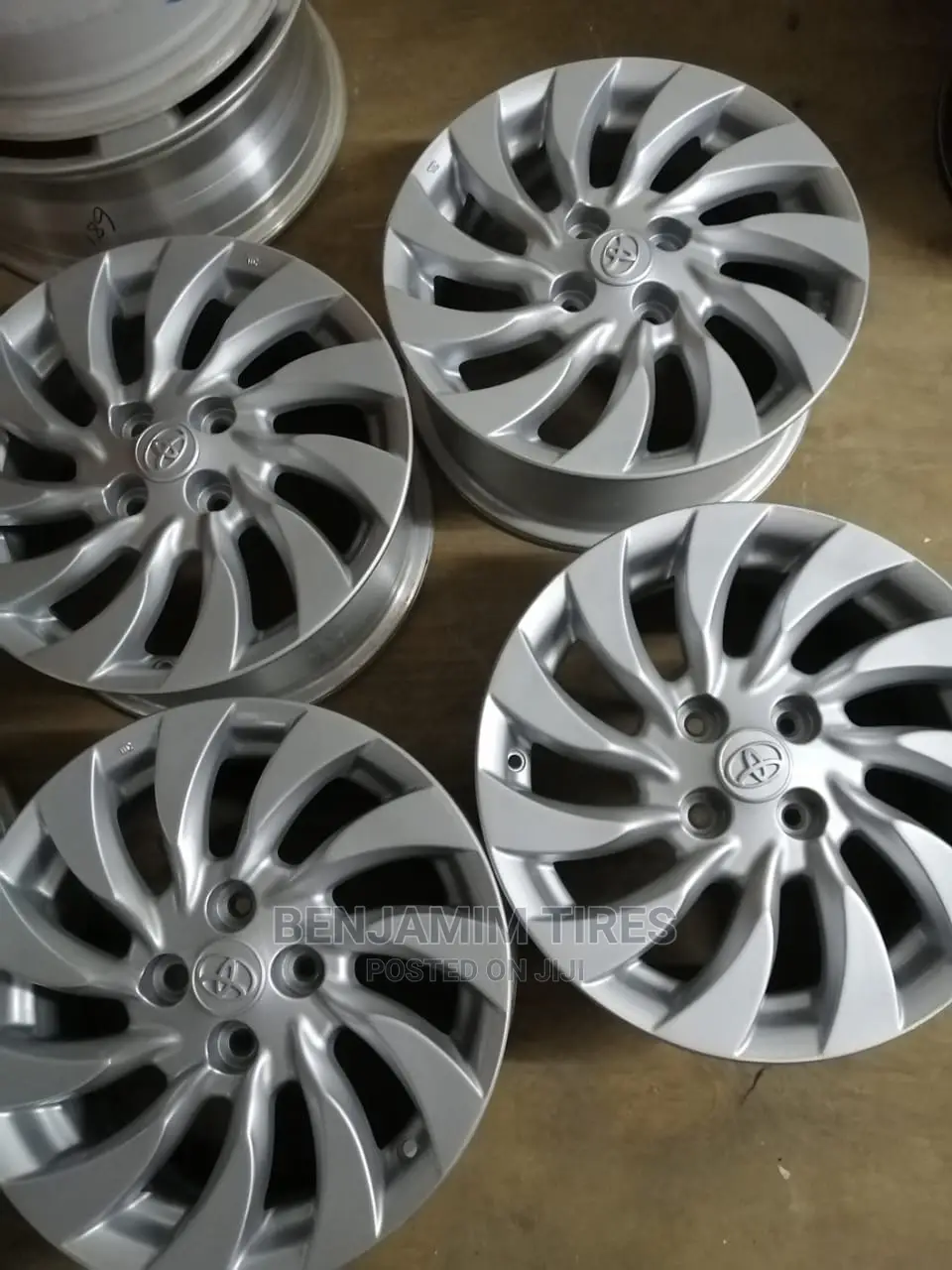 Original Rims Sizes 15 Inch 4 Holes Set.