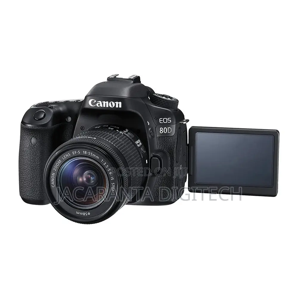 Canon Eos 80d Camera With a Ef-S 18-55mmis STM Lens