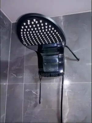 Lorenzetti Acqua Wave Ultra Instant Shower Black Chrome Acqua Storm