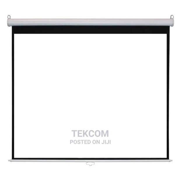 Manual Wall Mount 60 X 60 Projector Screen - main view