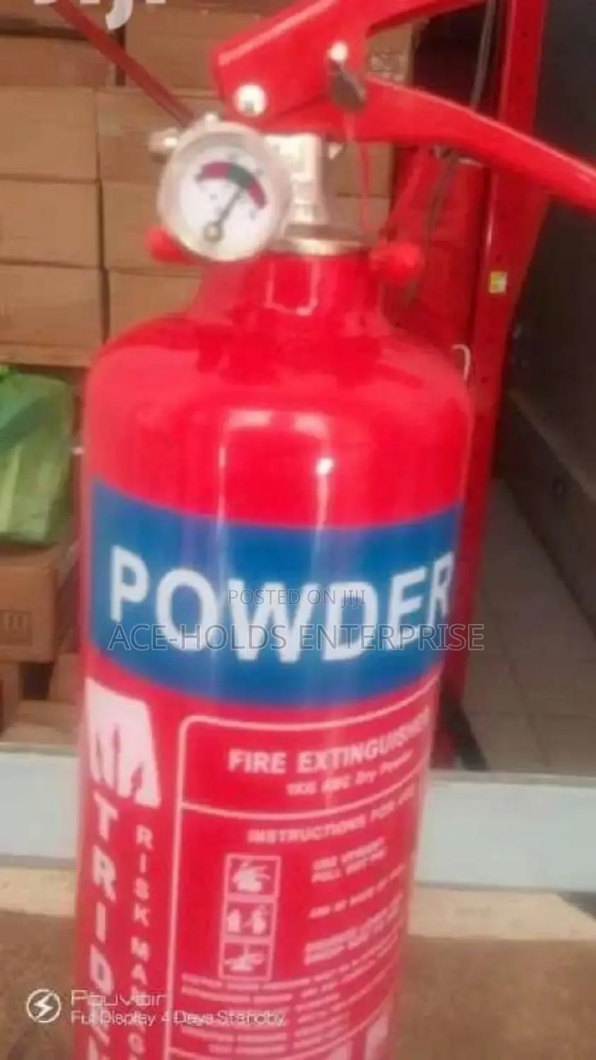 1kg Dry Powder Fire Extinguisher